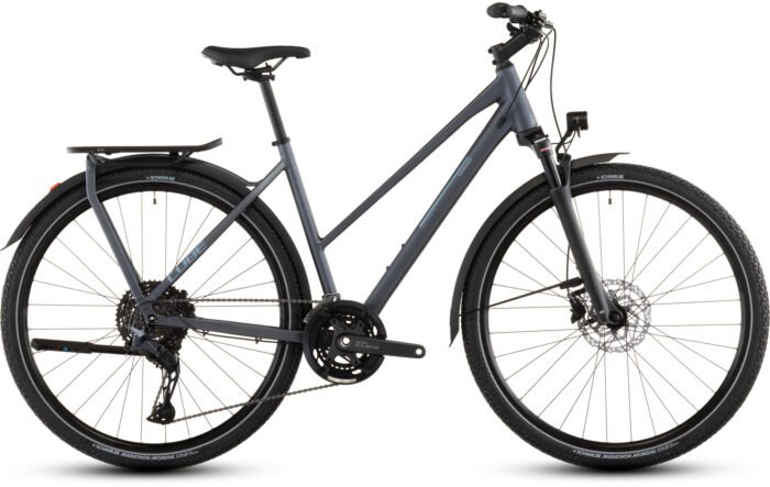 Cube Kathmandu EXC metallicgrey´n´chrome Trapeze